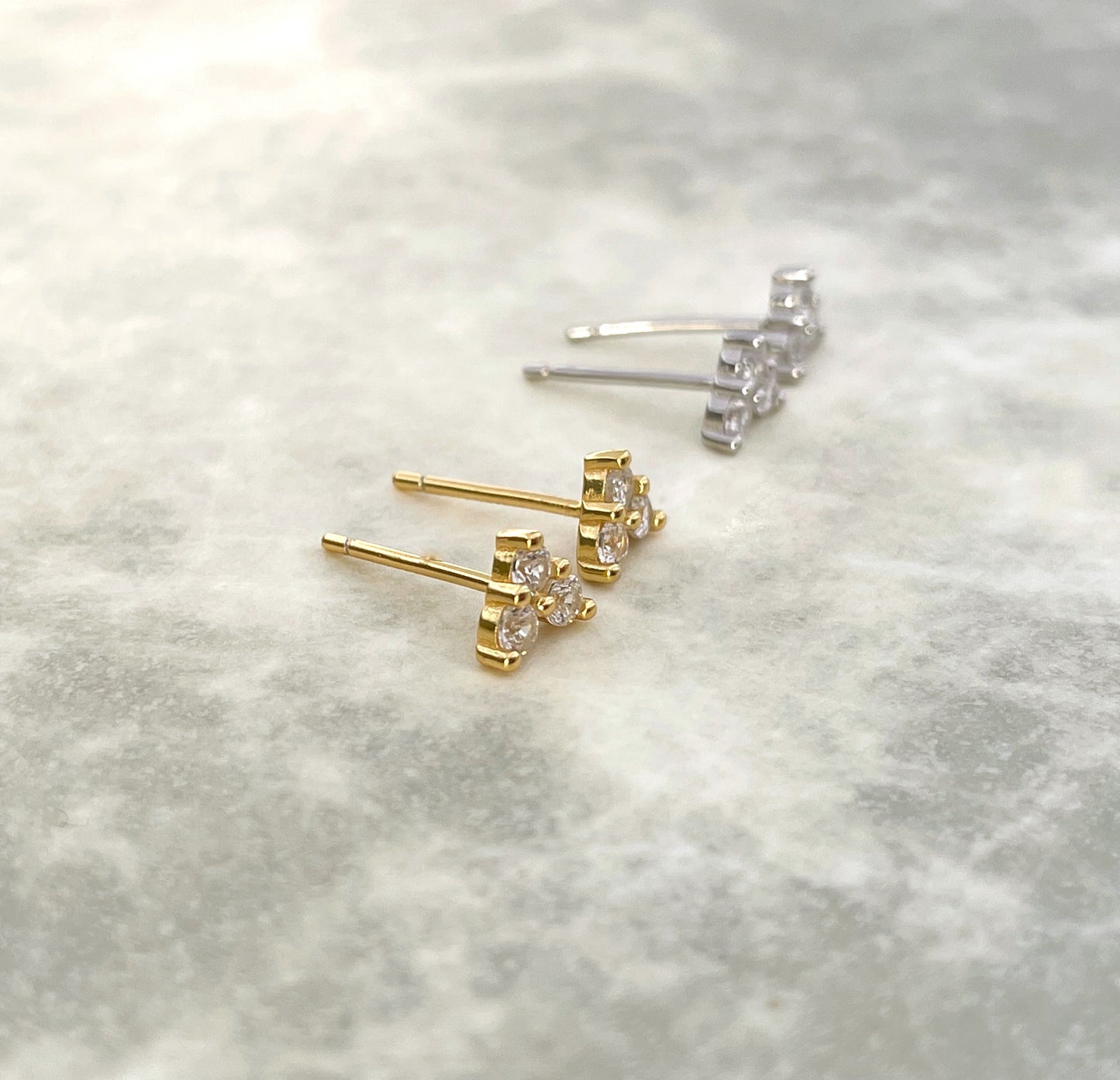 Curb Link Earring Set