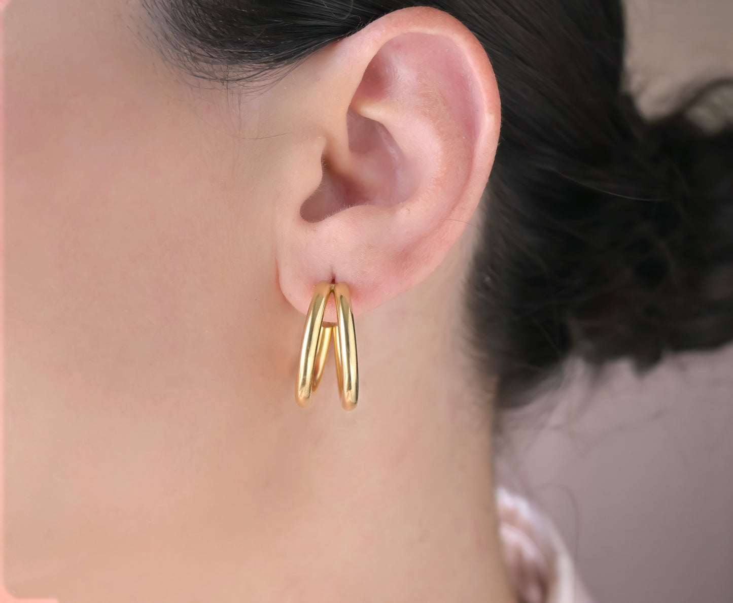 Medium Split Hoops