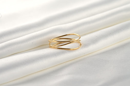 Layered Wire Ring