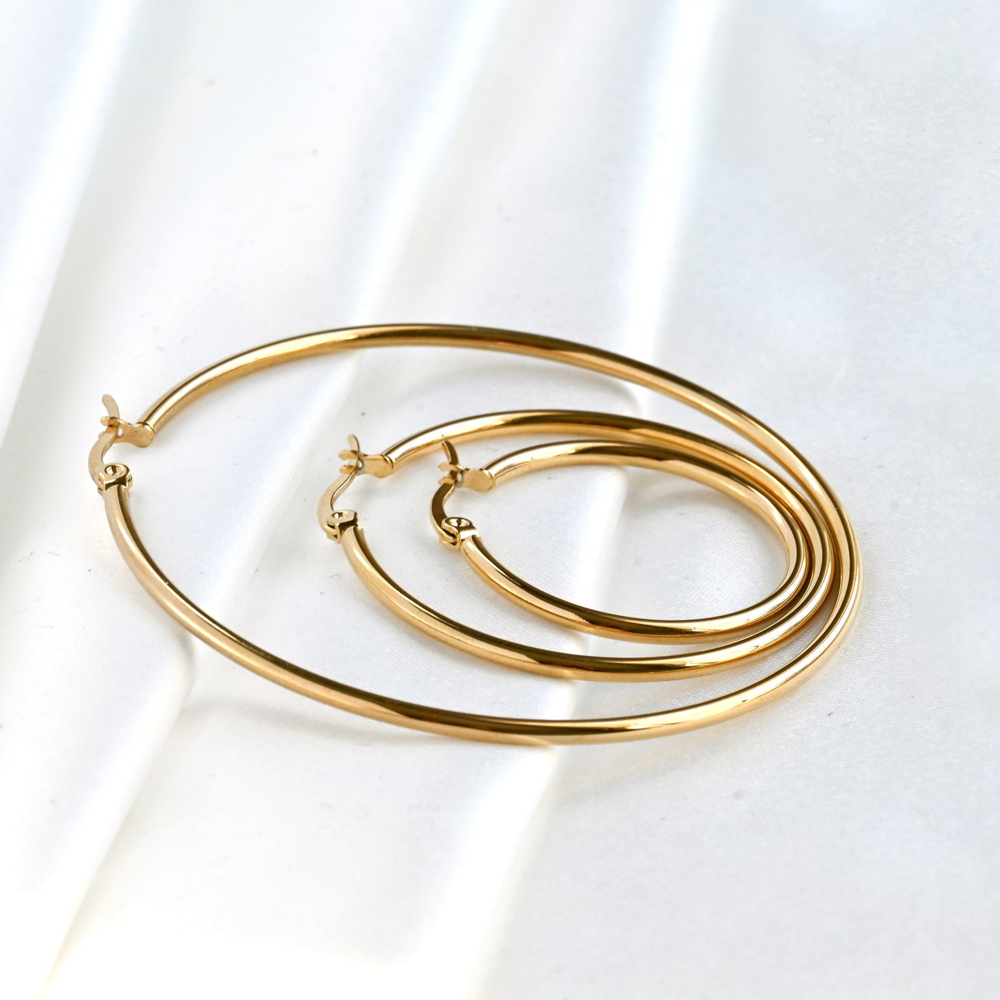 1.8mm Thin Gold Hoops