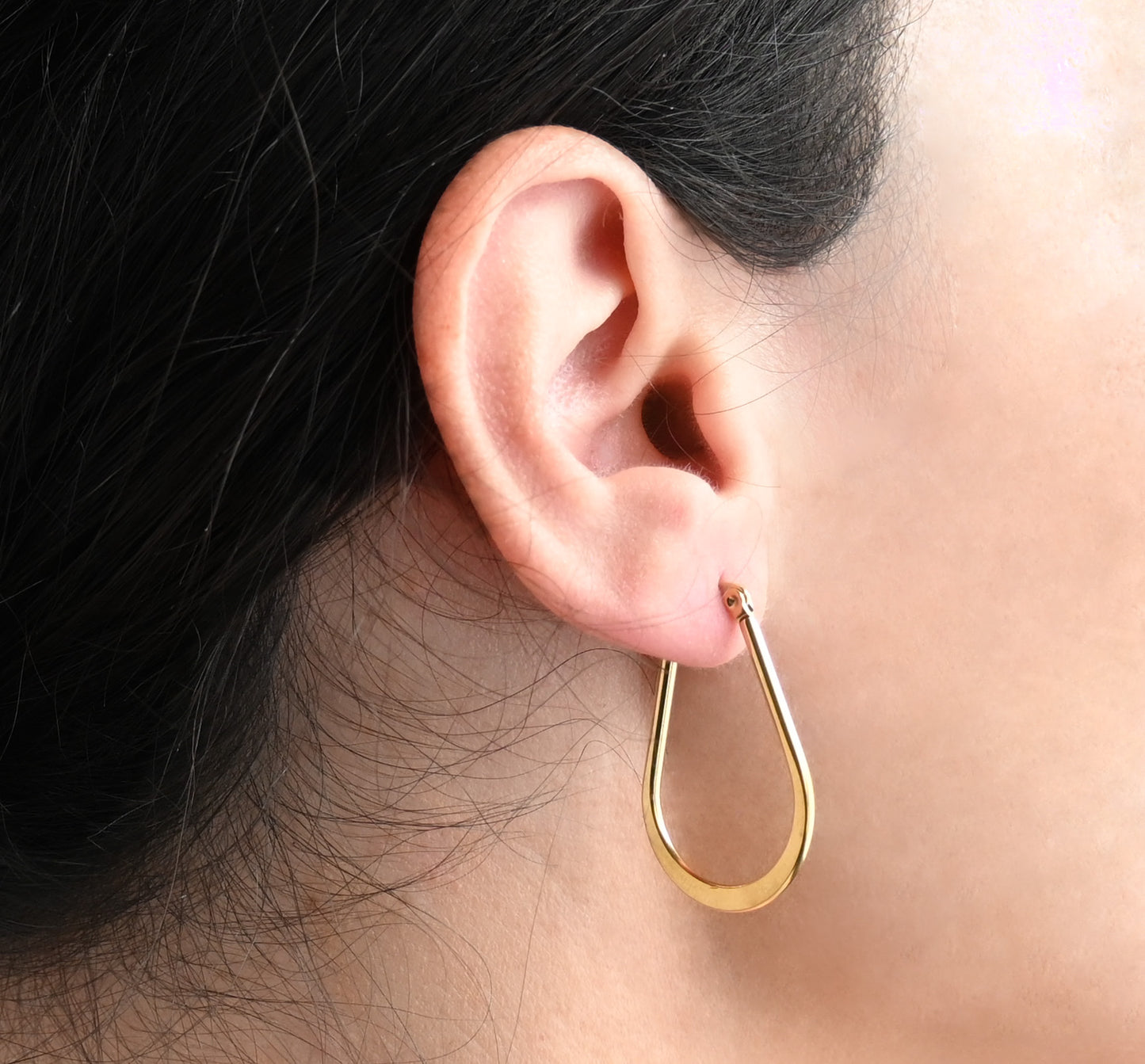 Dainty Tear Drop Hoops