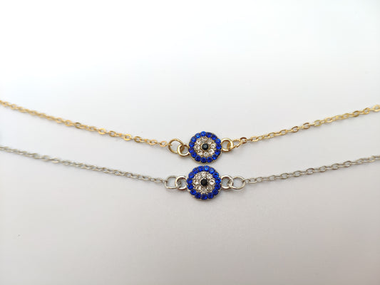 Diamond Round Eye Anklet