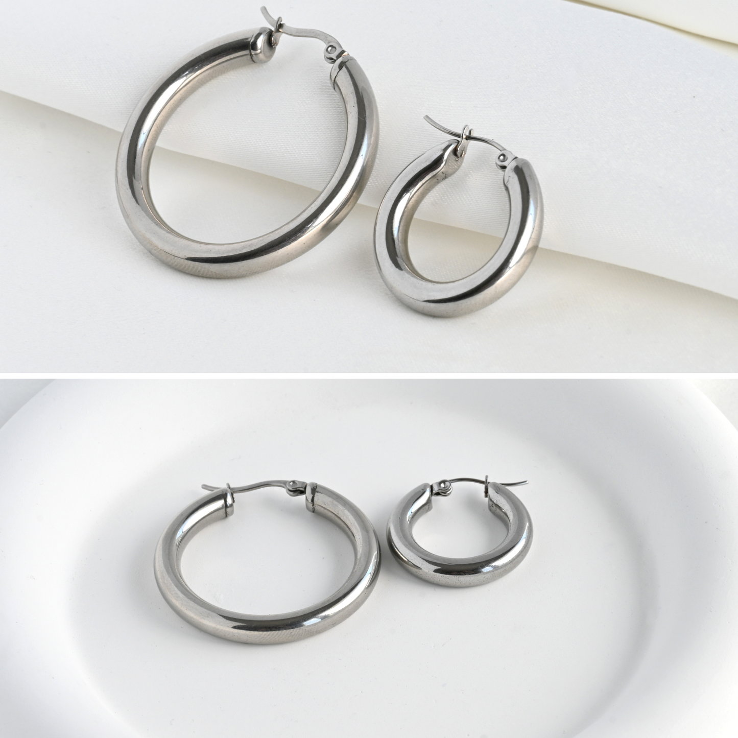 4.5mm Large Tunnel Hoops