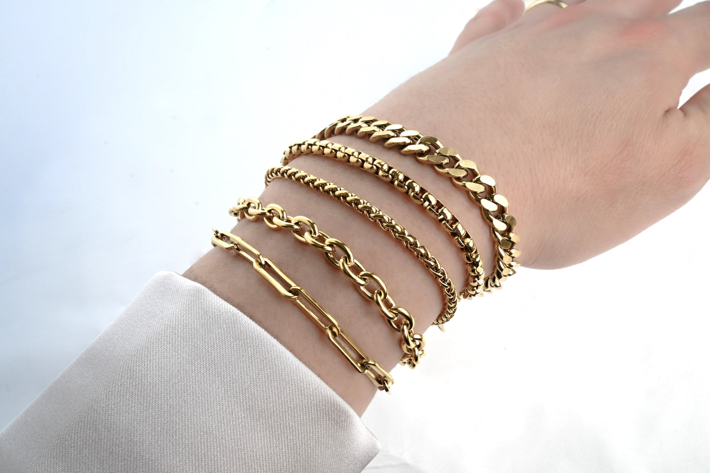 Chunky Gold Bracelets