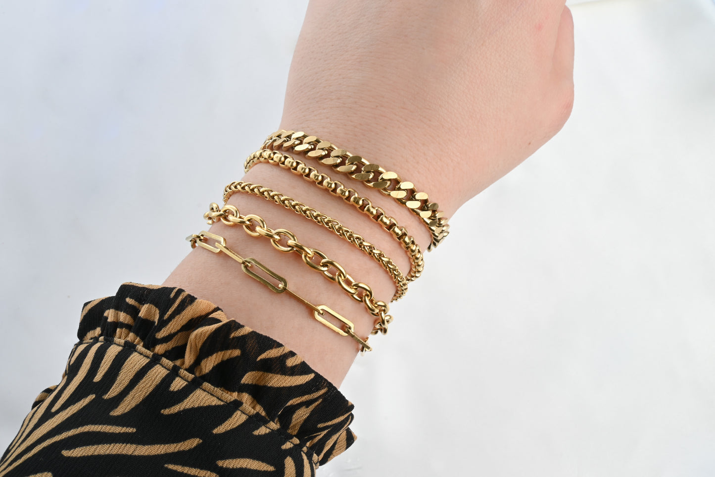 Chunky Gold Bracelets