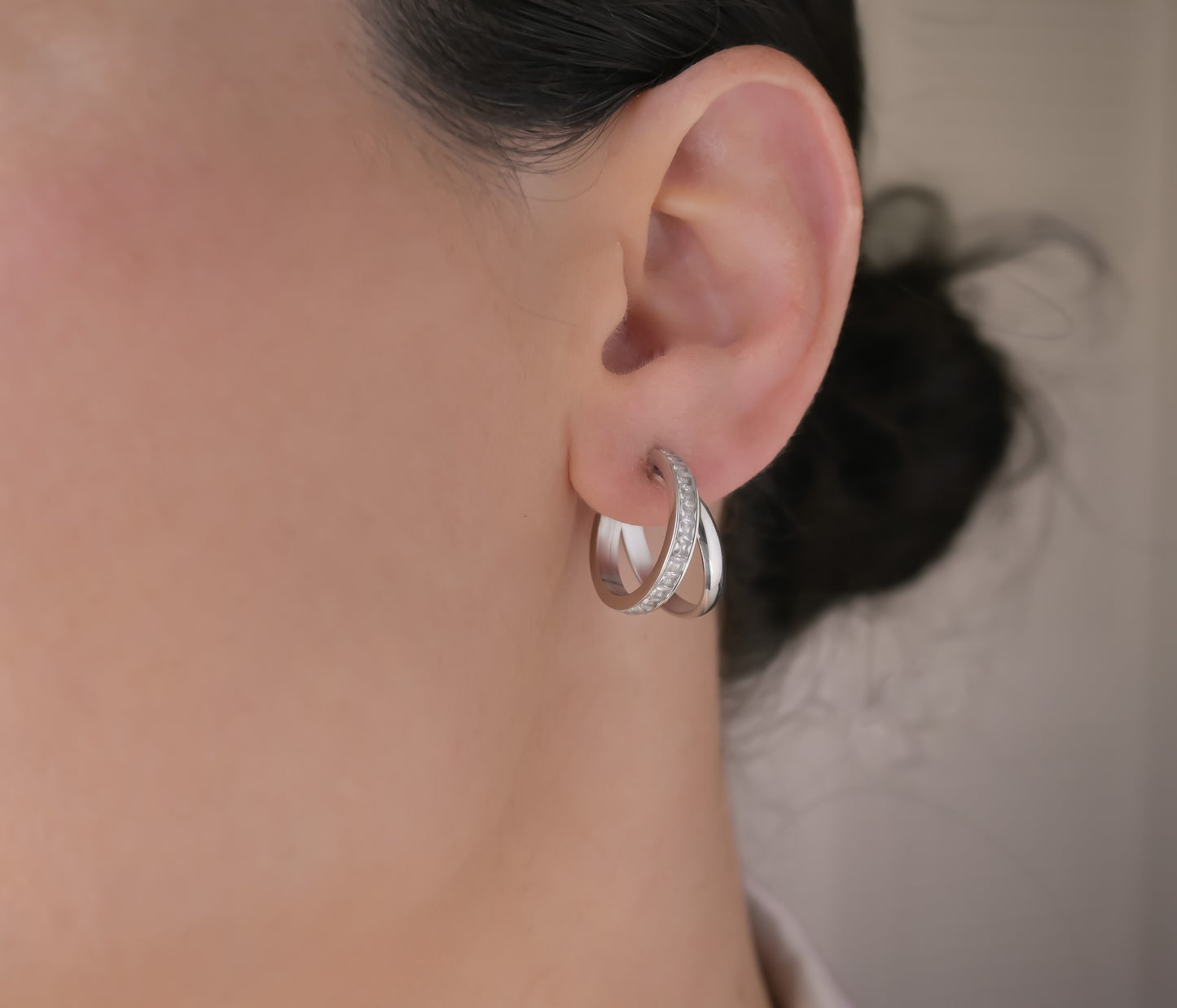 Medium Split Hoops