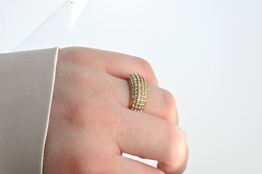 Pave Diamond Dome Ring