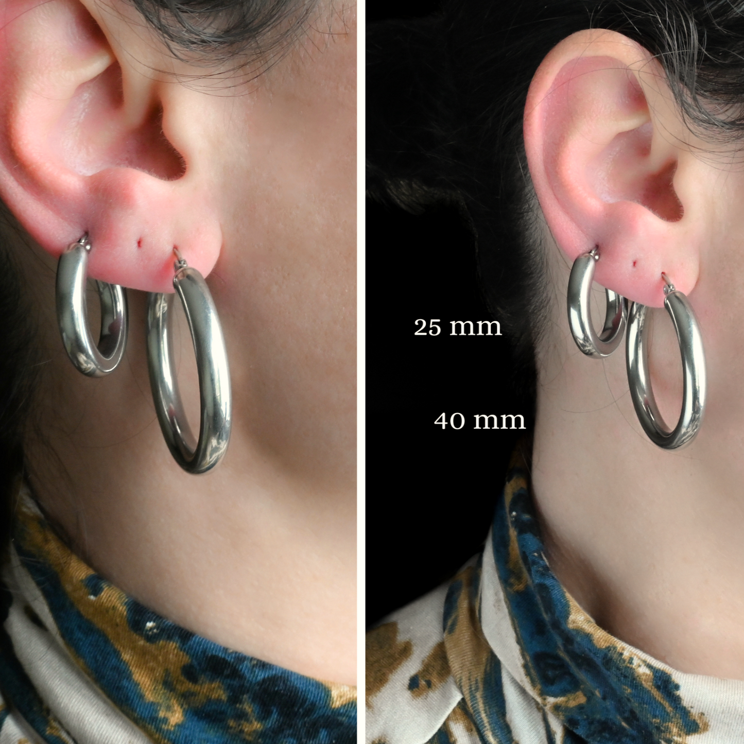 4.5mm Large Tunnel Hoops