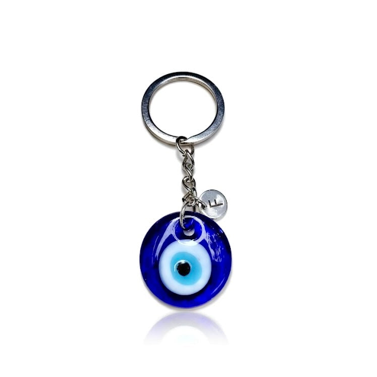 Evil Eye Keychain - Glass Eye Keyring