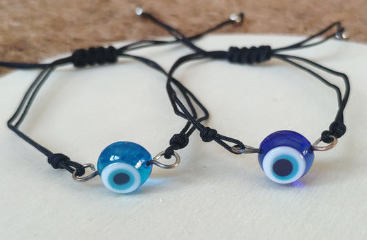 Glass Evil Eye Bracelet