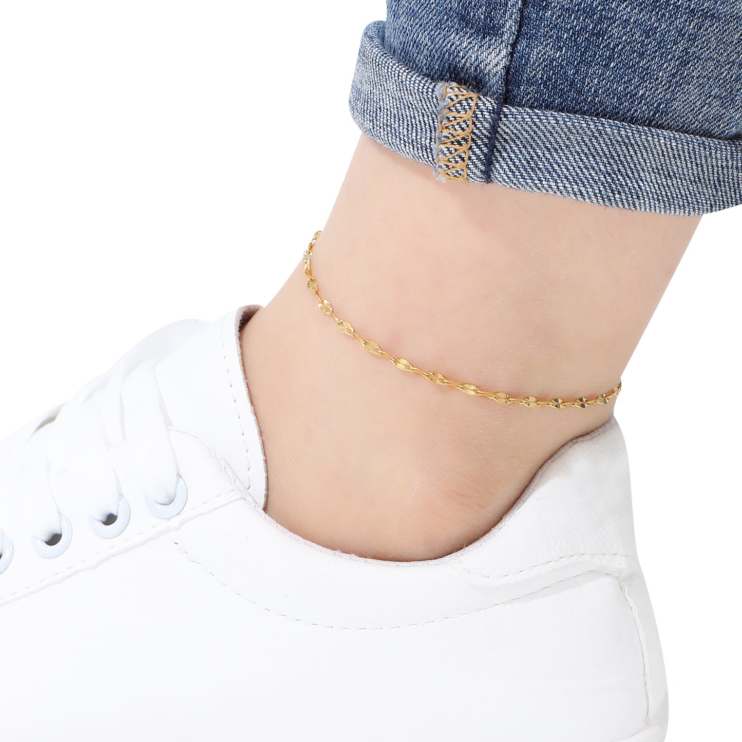 Mirror Chain Anklet