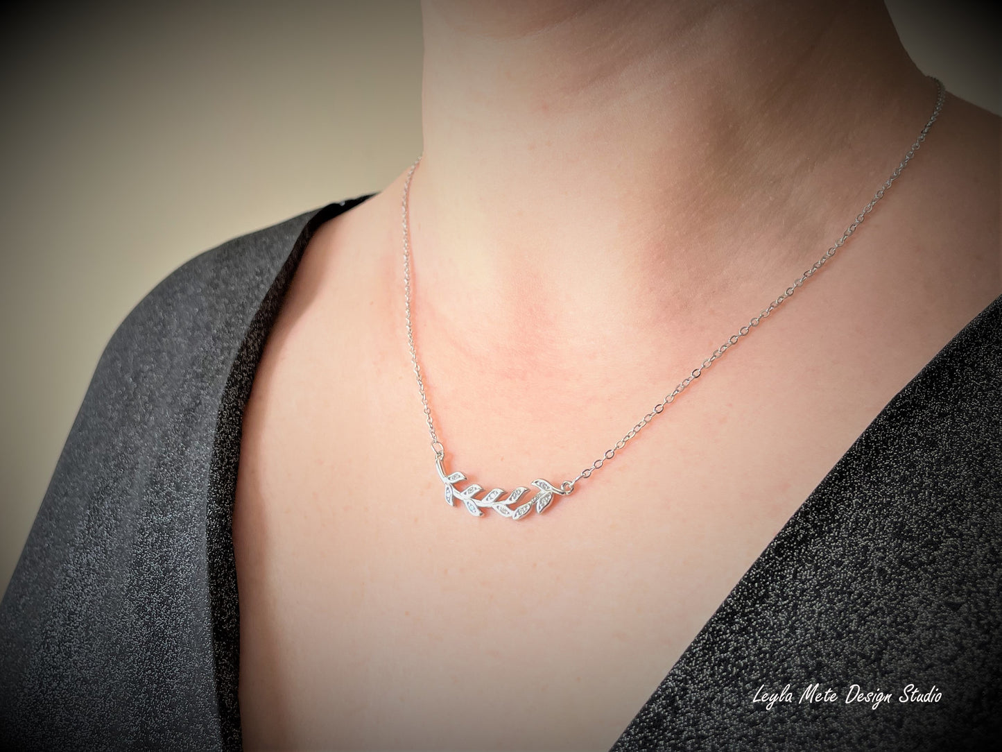 Olive Leaf Necklace