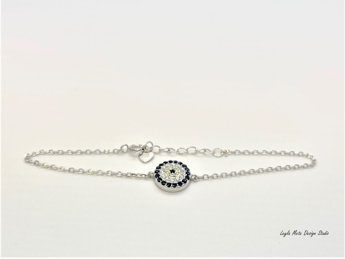 Diamond Evil Eye Bracelet