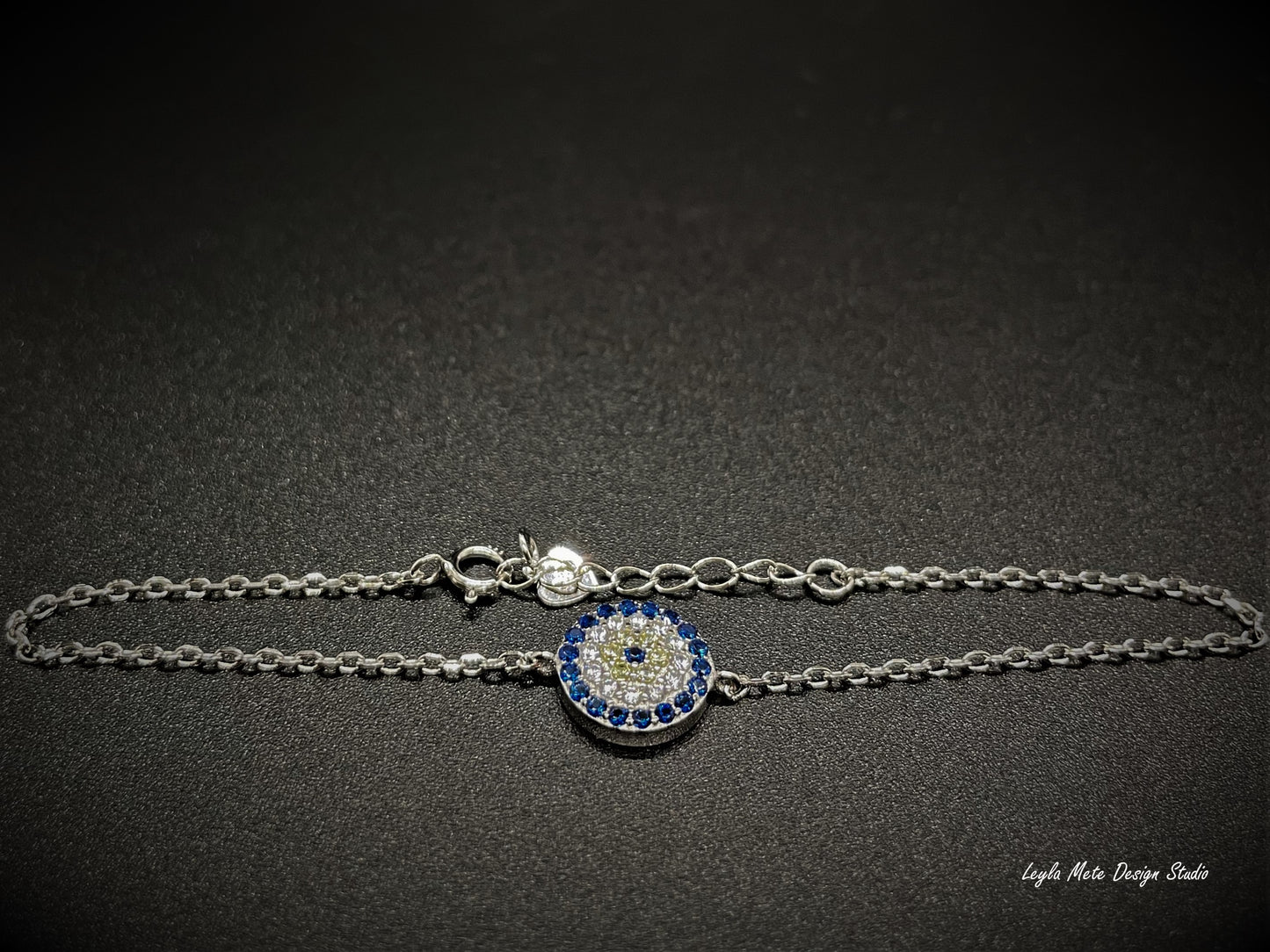 Diamond Evil Eye Bracelet