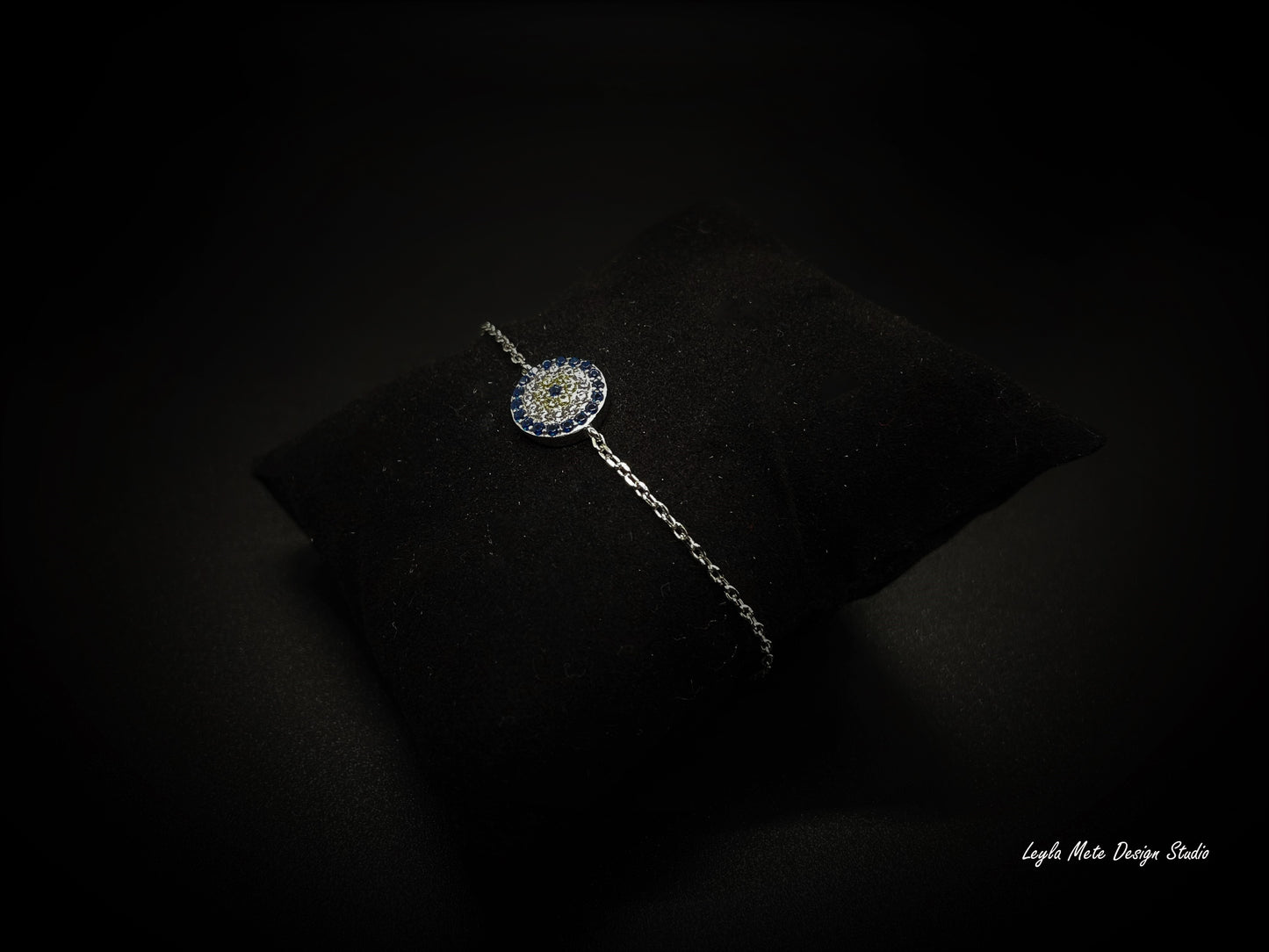 Diamond Evil Eye Bracelet