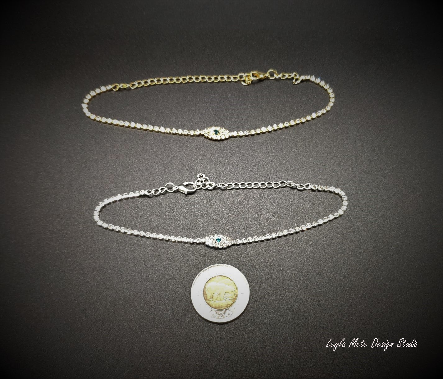 Tennis Eye Anklet