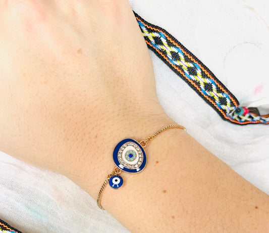 Mixed Color Evil Eye Bracelet