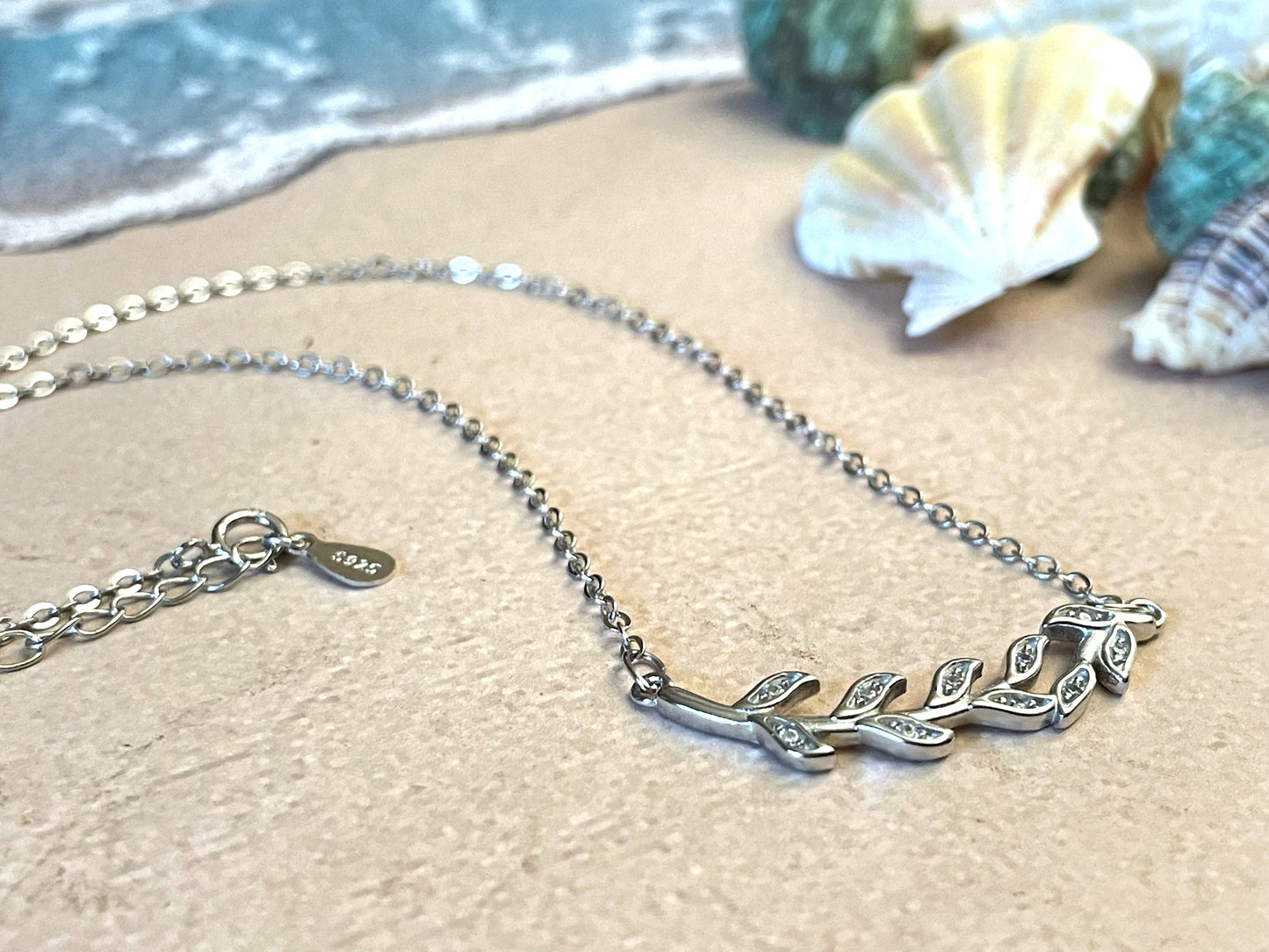 Olive Leaf Necklace