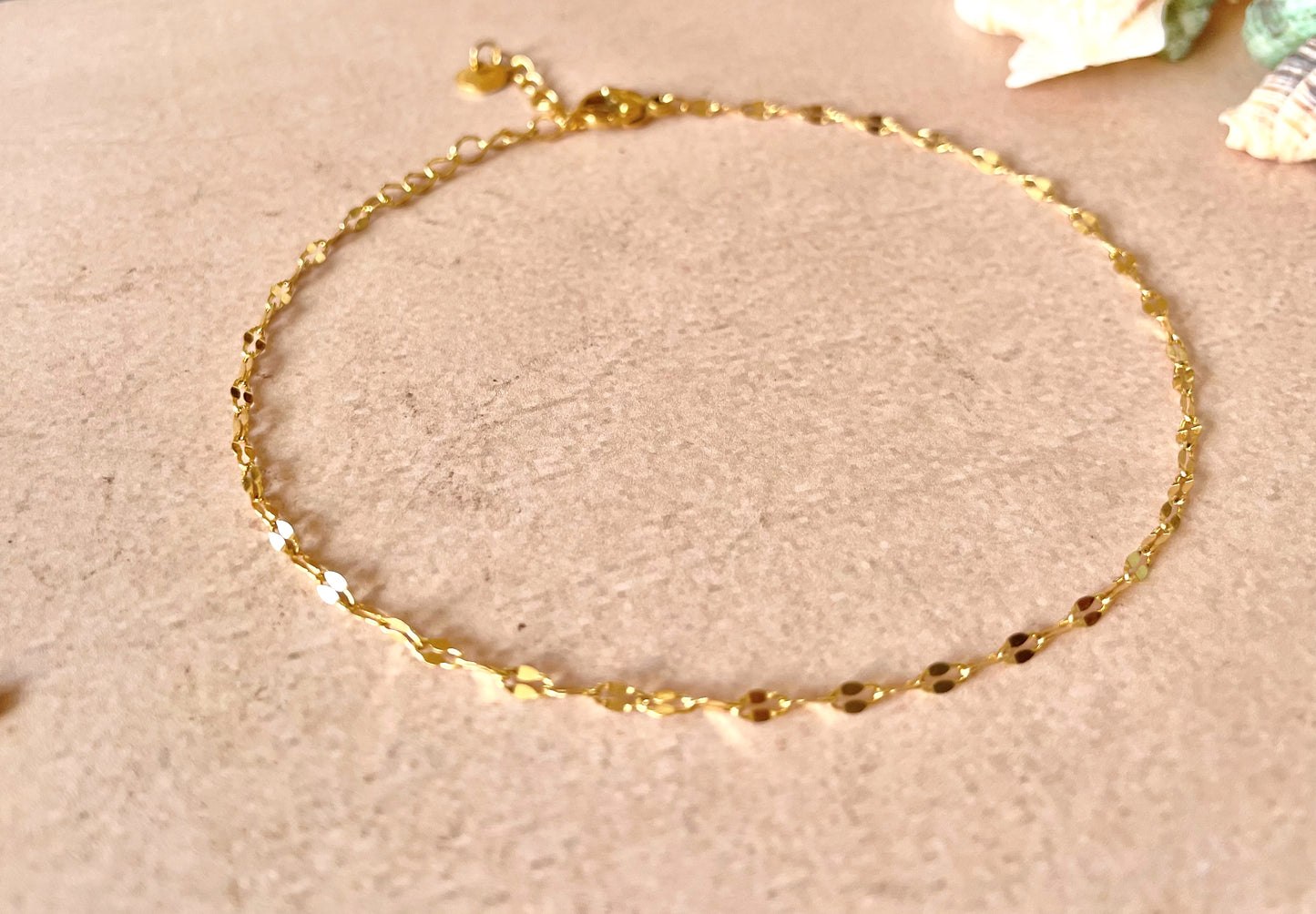 Mirror Chain Anklet