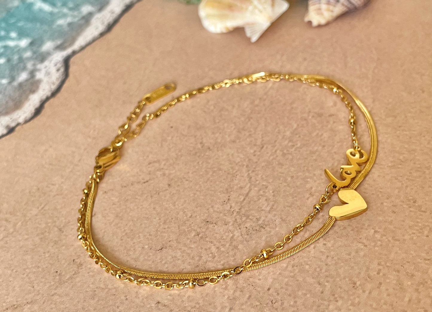 Love Heart Anklet