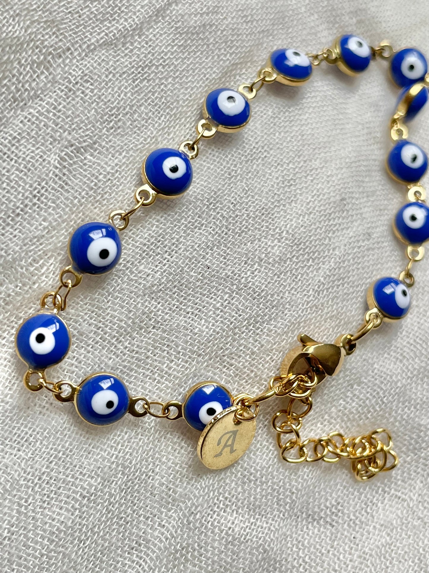 Stainless Steel Evil Eye Bracelet