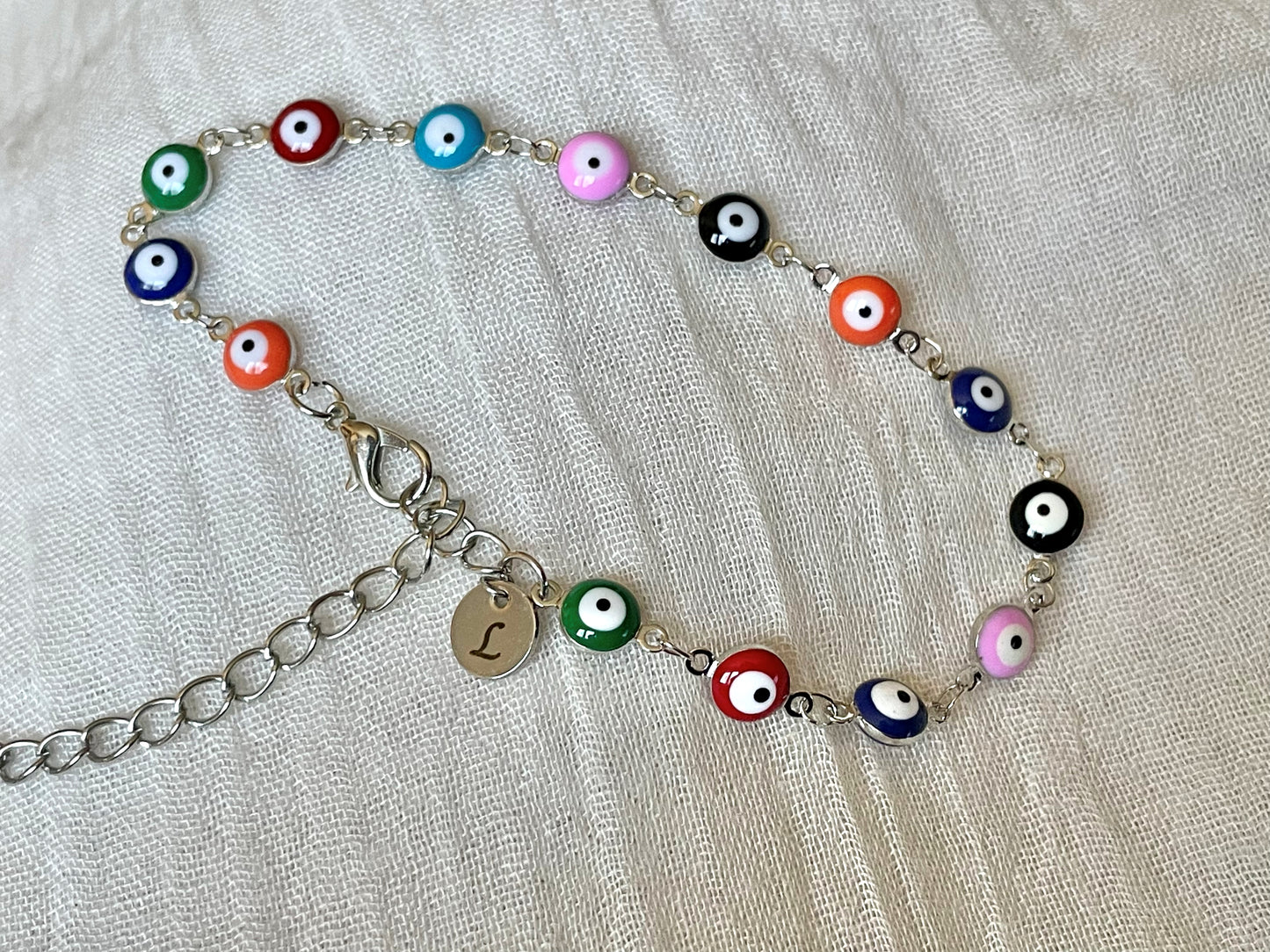 Boho Evil Eye Anklet