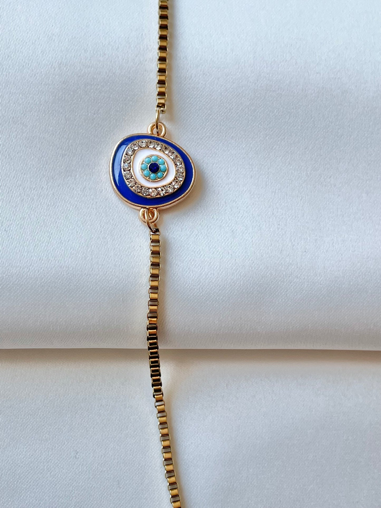 Gemstone Eye Anklet