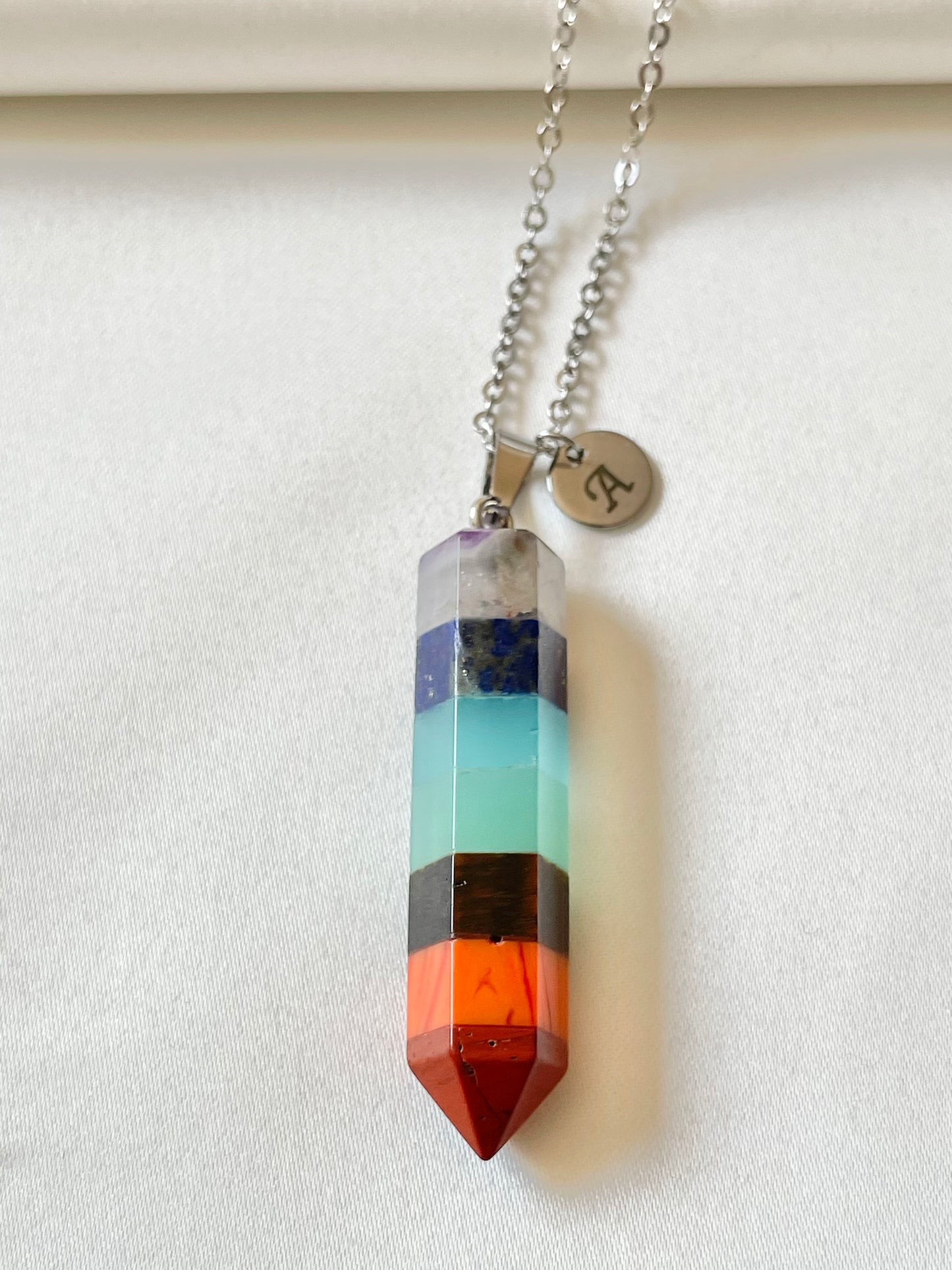 Chakra Cylindrical Necklace