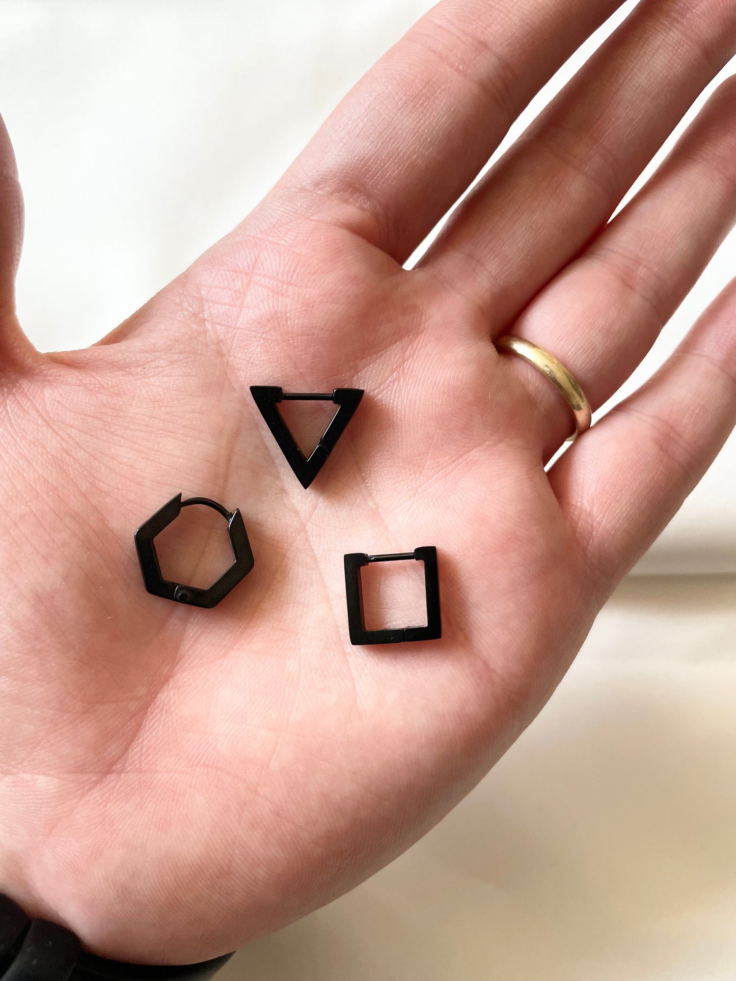 Men's Geometric Earrings