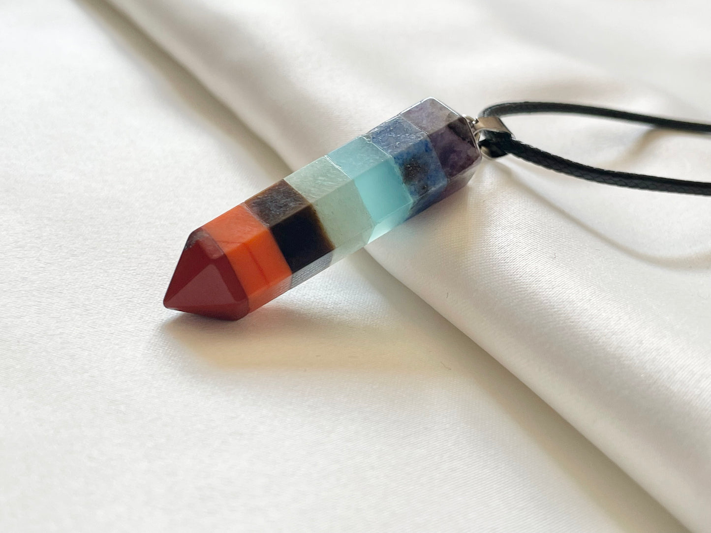 Chakra Cylindrical Necklace