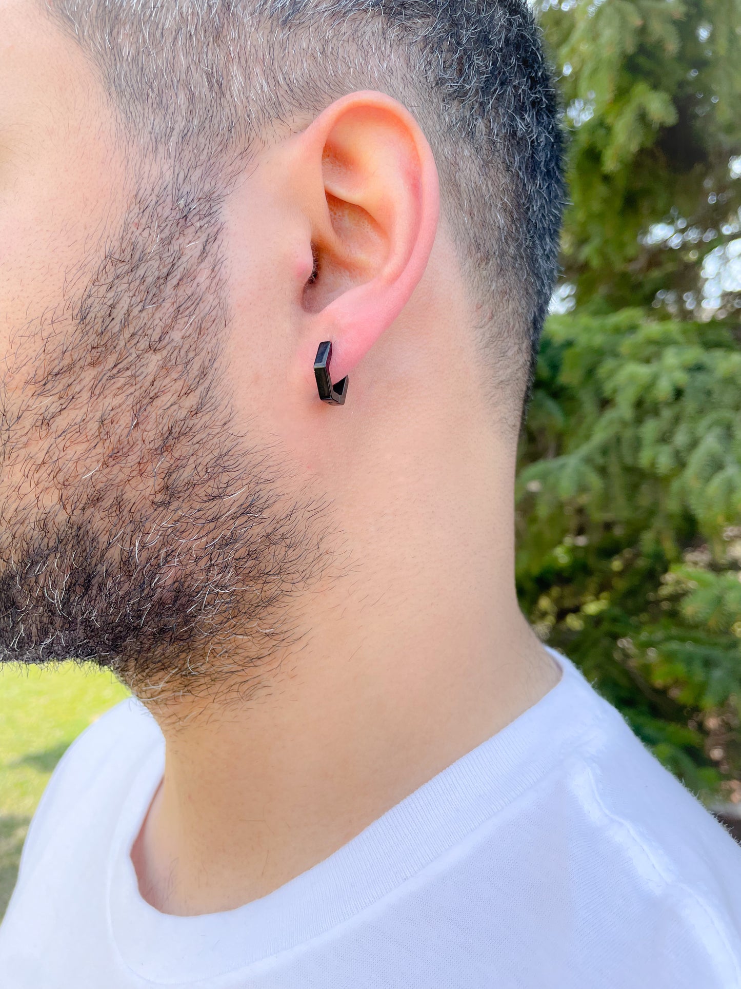 Men's Geometric Earrings