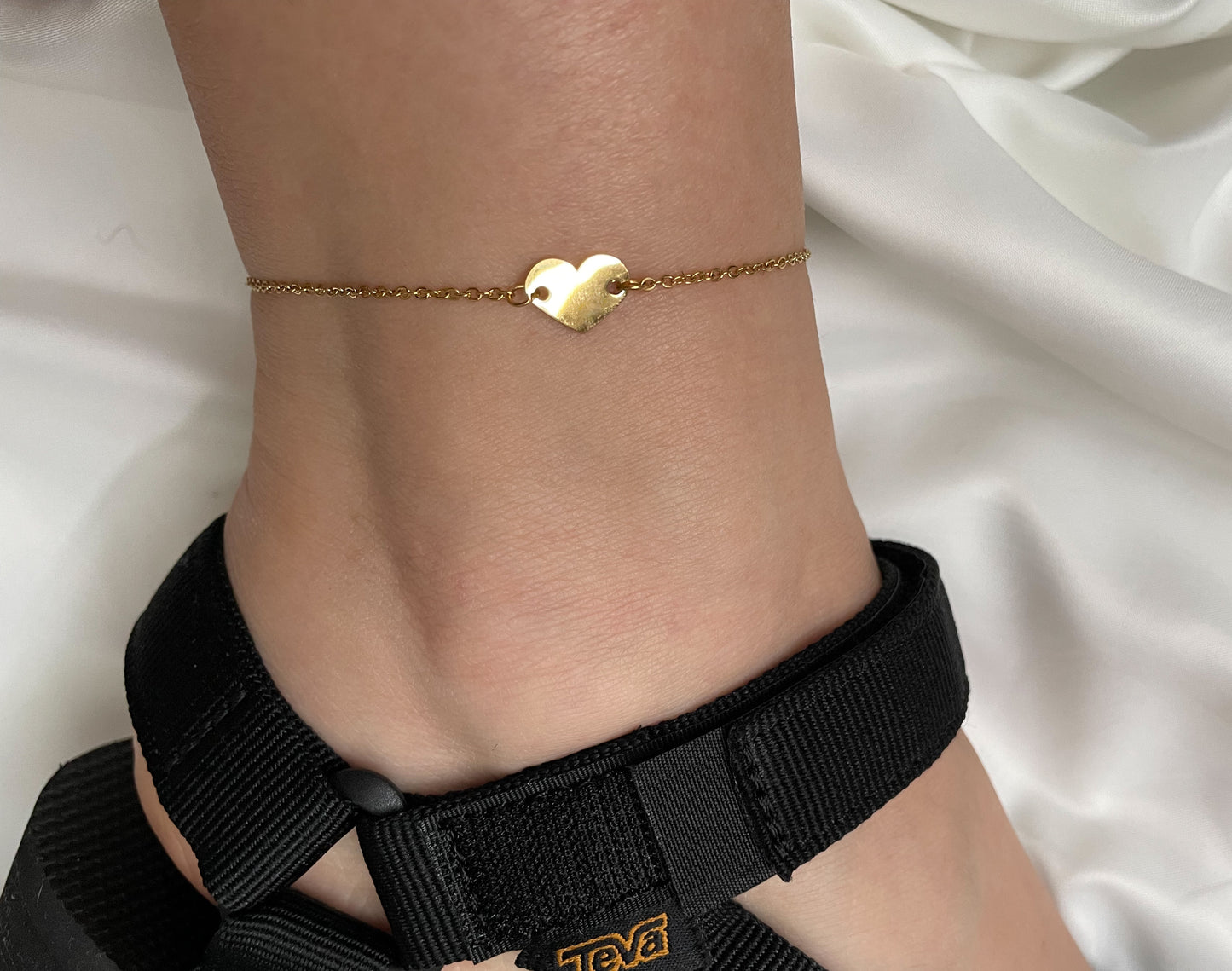 Heart Chain Anklet