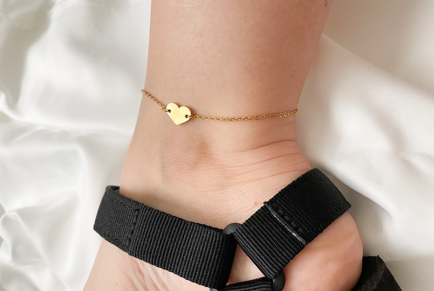 Heart Chain Anklet