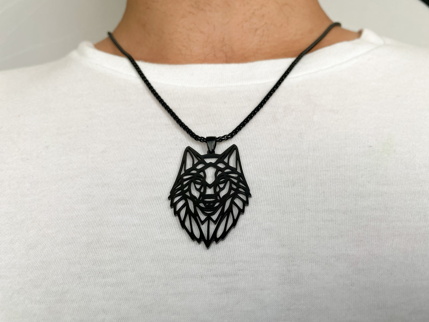 Men's Wolf Necklace