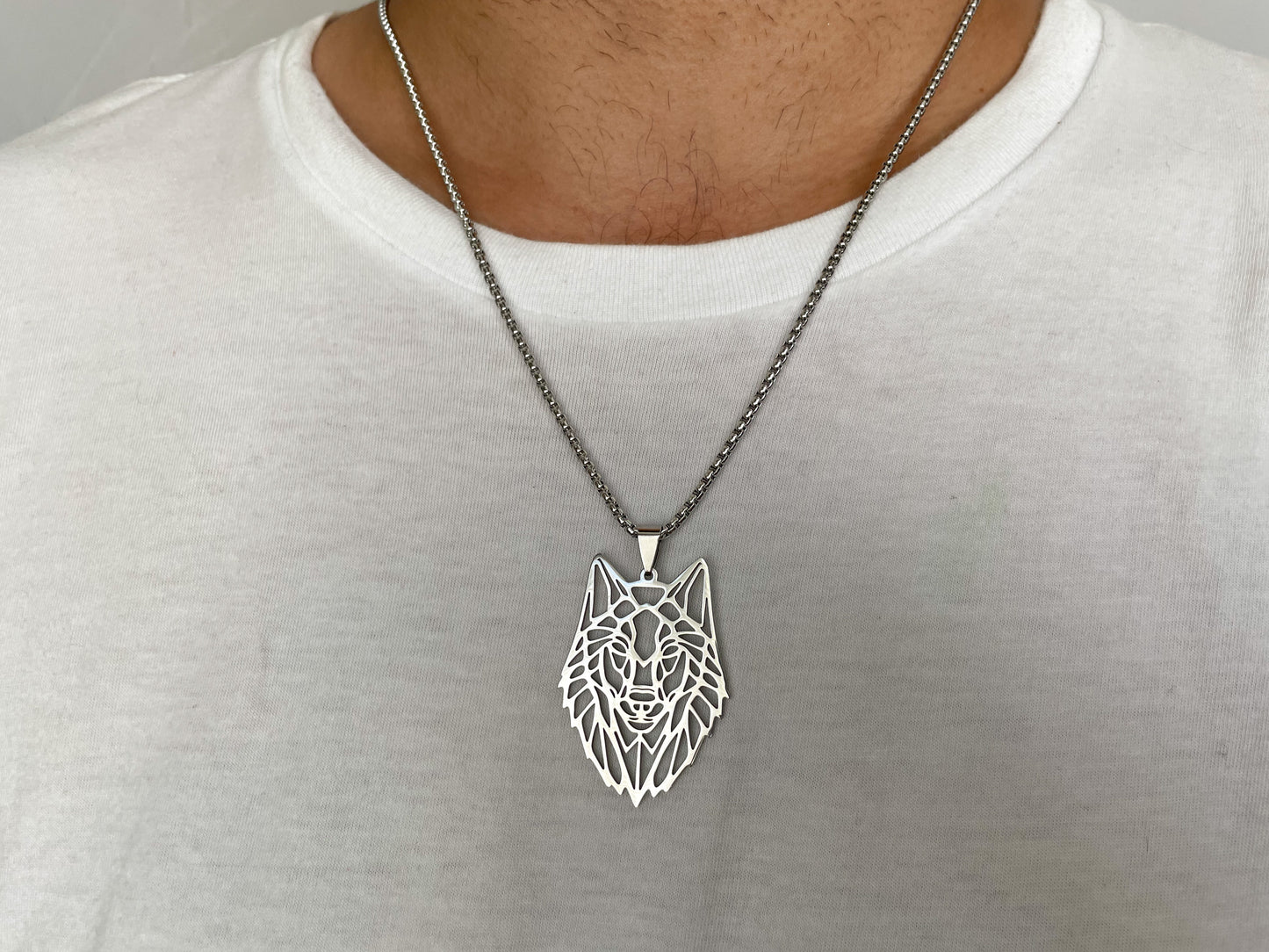 Men's Wolf Necklace