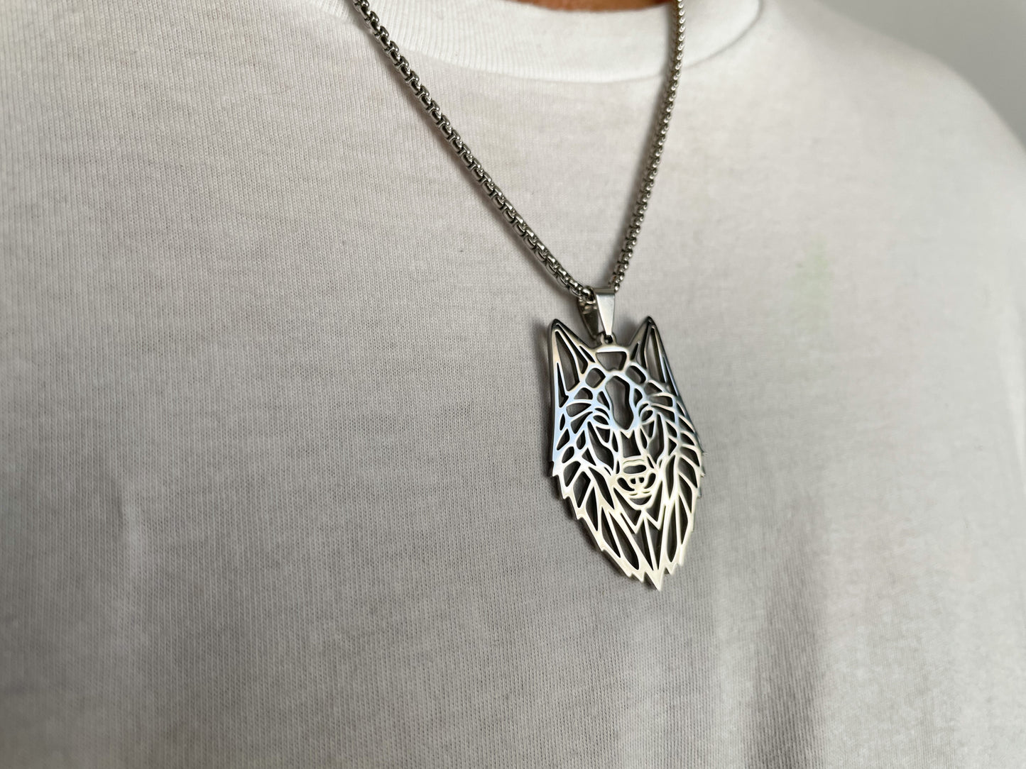 Men's Wolf Necklace