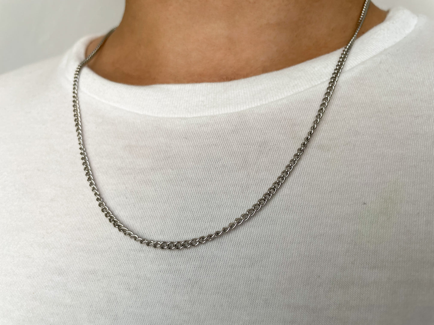 Men's Curb Chain Necklace