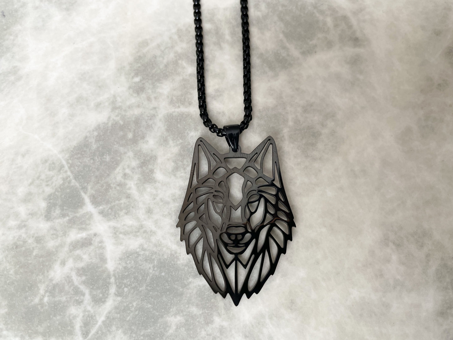 Men's Wolf Necklace