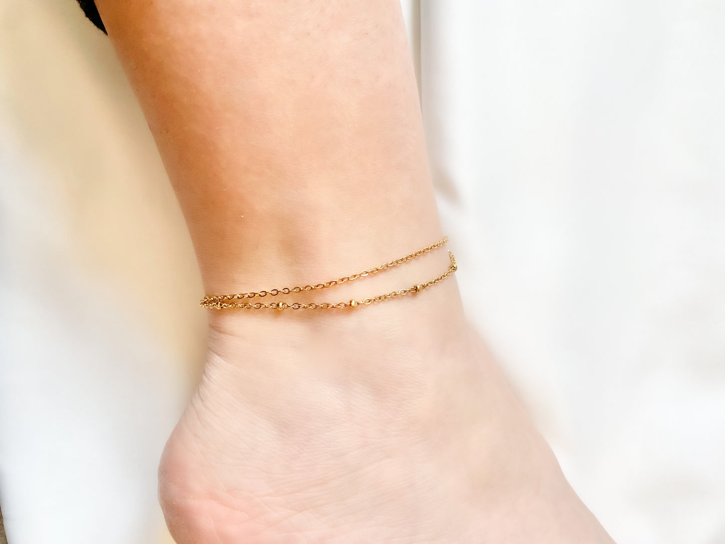 Layered Satellite Anklet