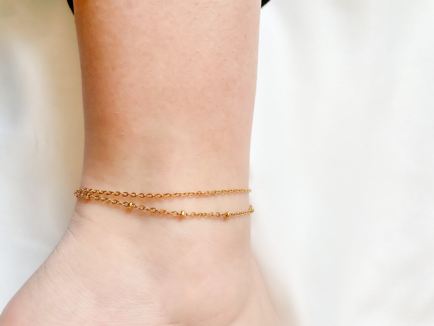 Layered Satellite Anklet