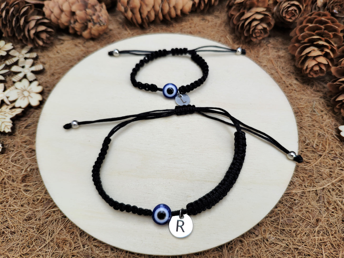 Black Evil Eye Bracelet