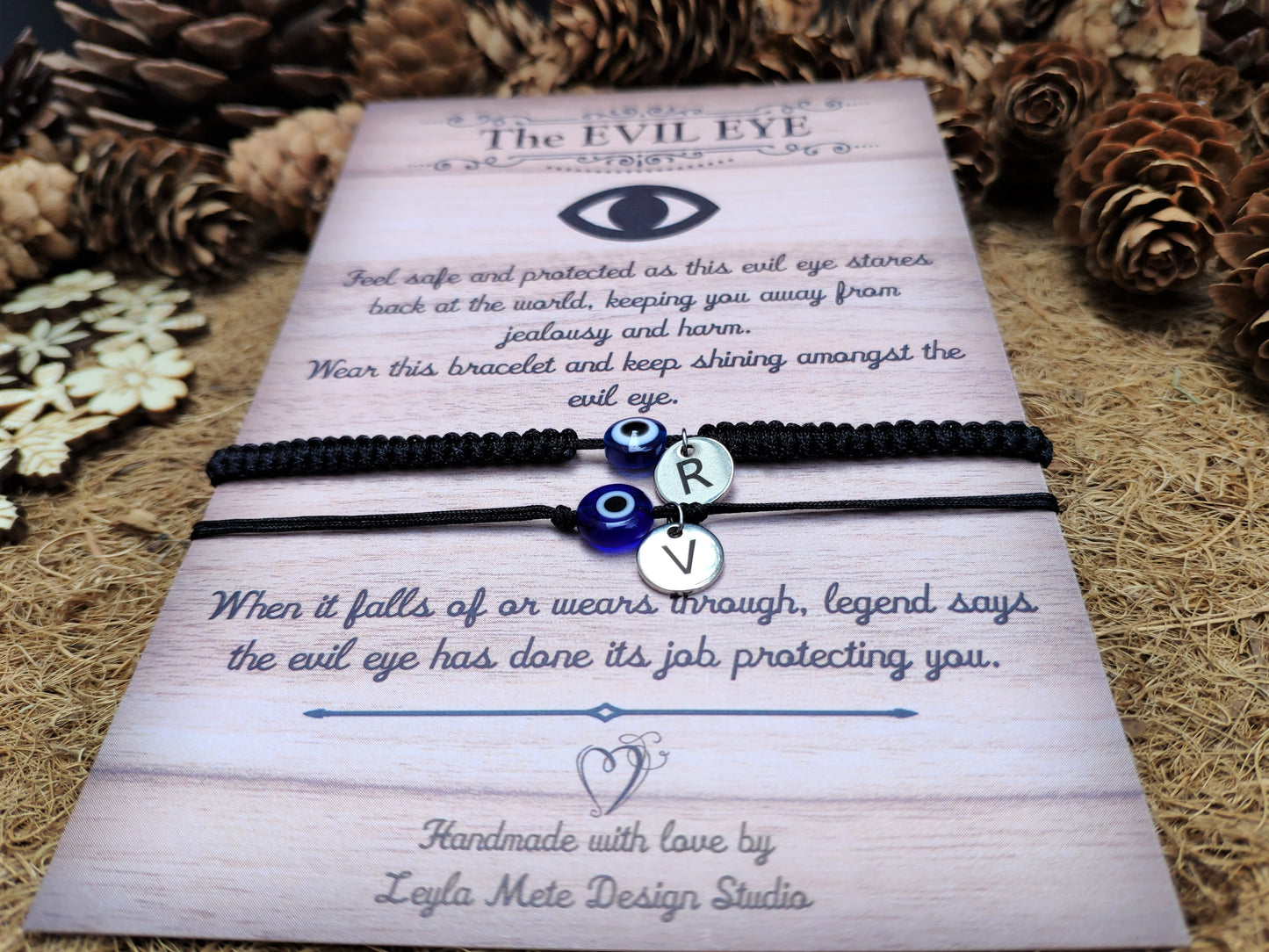 Black Evil Eye Bracelet