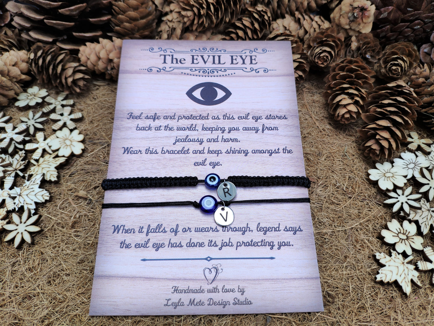 Black Evil Eye Bracelet