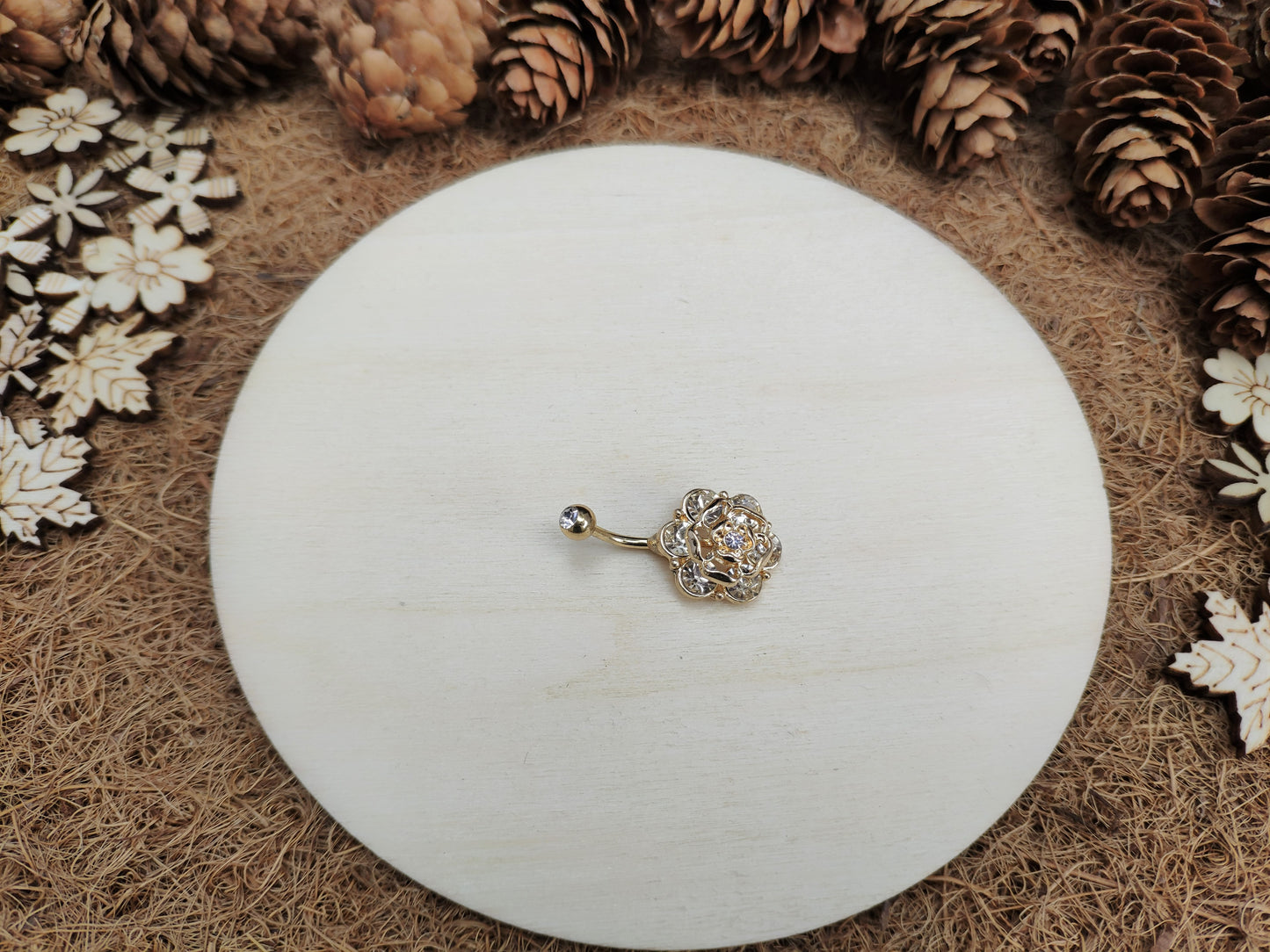 Rose Belly Ring
