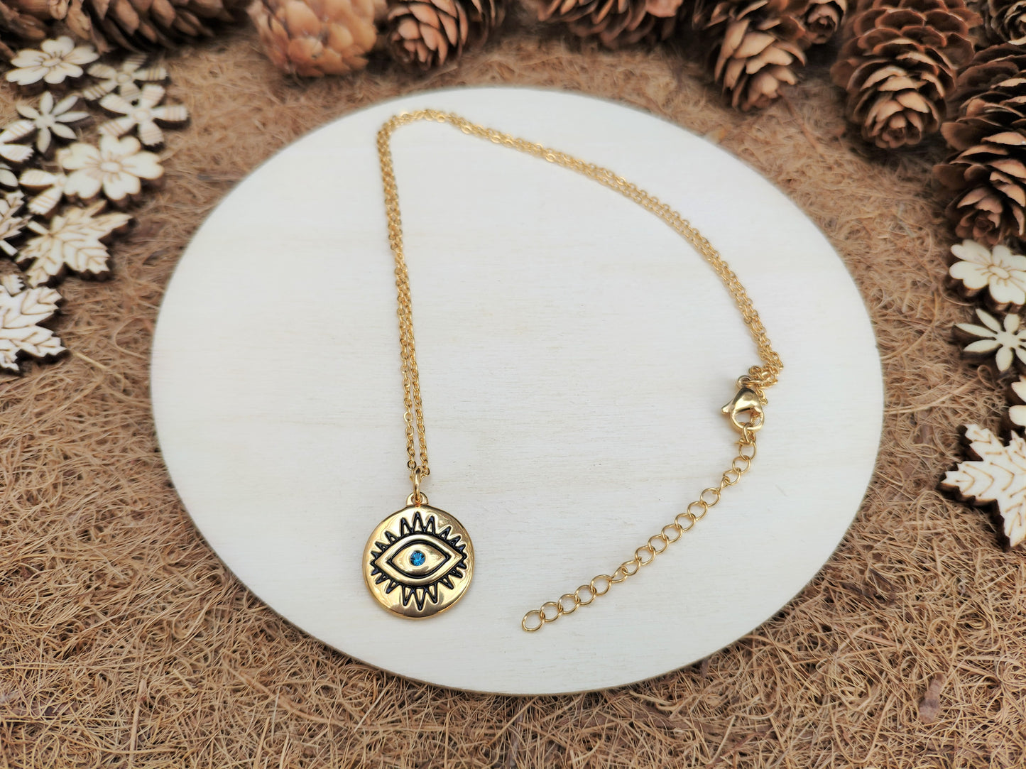 Vintage Evil Eye Necklace