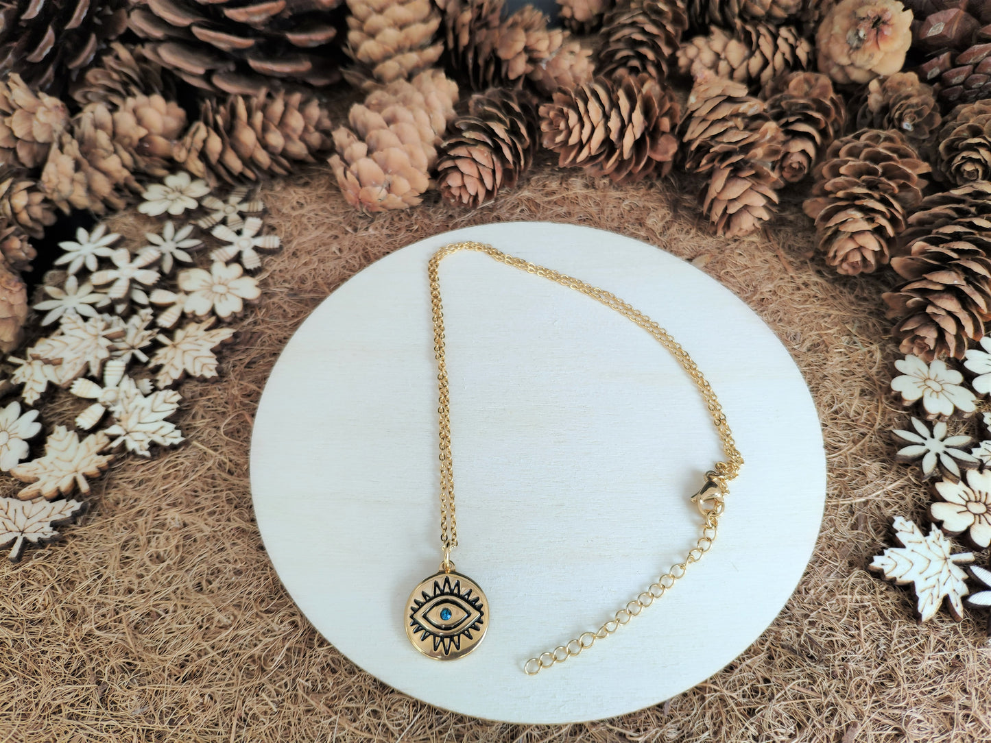 Vintage Evil Eye Necklace