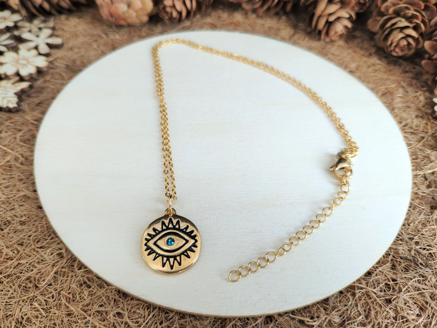 Vintage Evil Eye Necklace