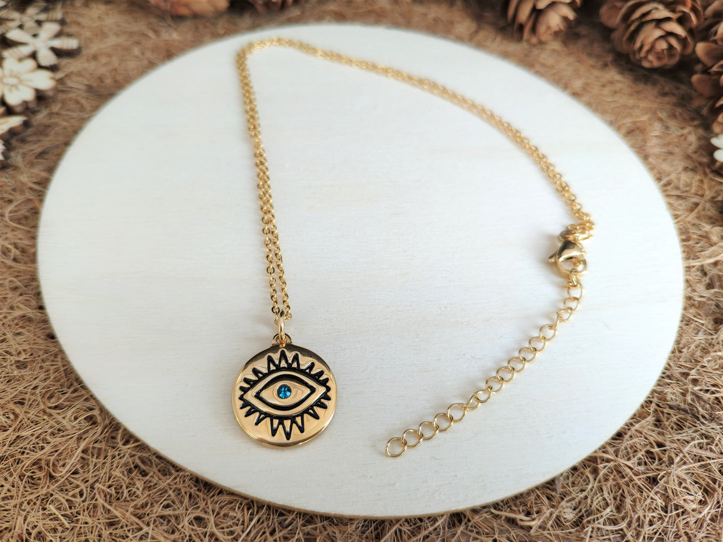 Vintage Evil Eye Necklace