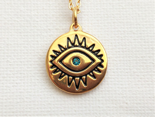 Vintage Evil Eye Necklace