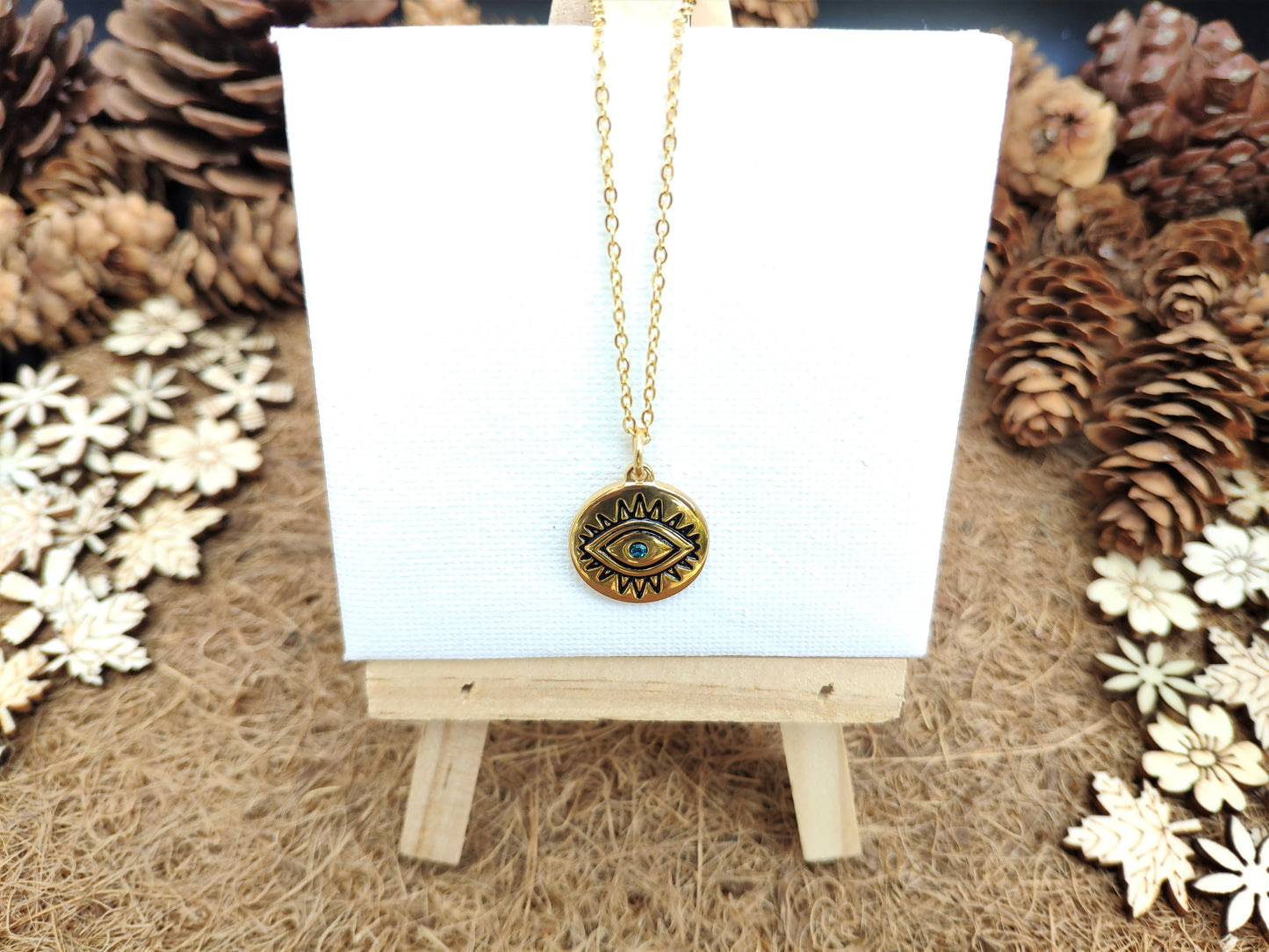 Vintage Evil Eye Necklace